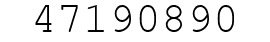 Number 47190890.
