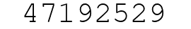 Number 47192529.