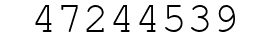 Number 47244539.