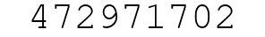 Number 472971702.