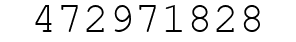 Number 472971828.