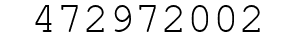 Number 472972002.