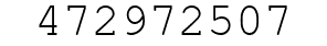 Number 472972507.