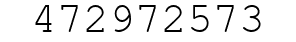 Number 472972573.