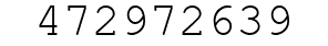 Number 472972639.