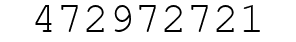 Number 472972721.