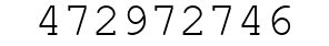 Number 472972746.