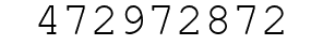 Number 472972872.