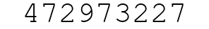 Number 472973227.