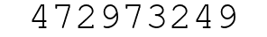 Number 472973249.