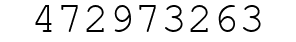 Number 472973263.