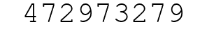 Number 472973279.