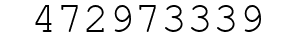 Number 472973339.