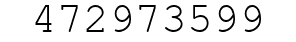 Number 472973599.