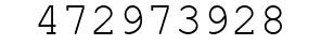 Number 472973928.