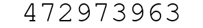 Number 472973963.