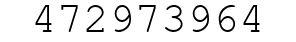 Number 472973964.