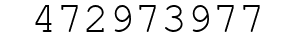 Number 472973977.