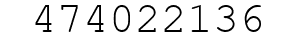 Number 474022136.