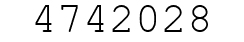 Number 4742028.