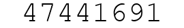 Number 47441691.