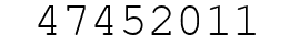 Number 47452011.