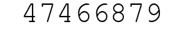 Number 47466879.