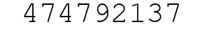 Number 474792137.
