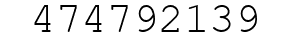Number 474792139.