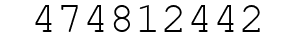 Number 474812442.