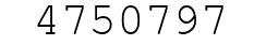 Number 4750797.
