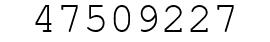 Number 47509227.