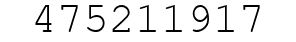 Number 475211917.