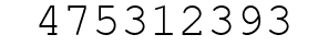 Number 475312393.