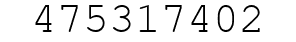 Number 475317402.