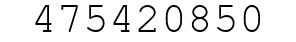 Number 475420850.