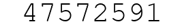 Number 47572591.