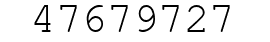 Number 47679727.