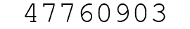 Number 47760903.