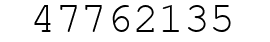 Number 47762135.