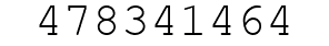 Number 478341464.