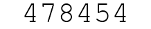 Number 478454.