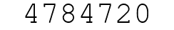 Number 4784720.