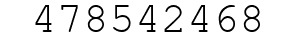 Number 478542468.