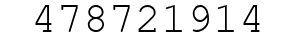 Number 478721914.