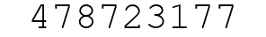 Number 478723177.