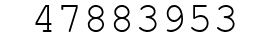 Number 47883953.
