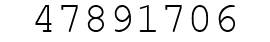 Number 47891706.