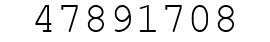 Number 47891708.