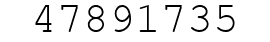 Number 47891735.